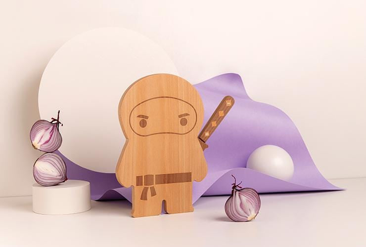 OTOTO NINJA BOARD Cutting Board & Knife Quirksy gifts australia