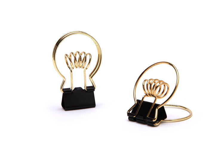 Peleg Design Clipbulb - Binder clip and pen holder Quirksy gifts australia