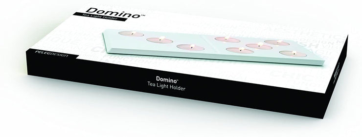 Peleg Design Peleg Design Domino 8 Tea Light Tealight Candle Holders - White Quirksy gifts australia