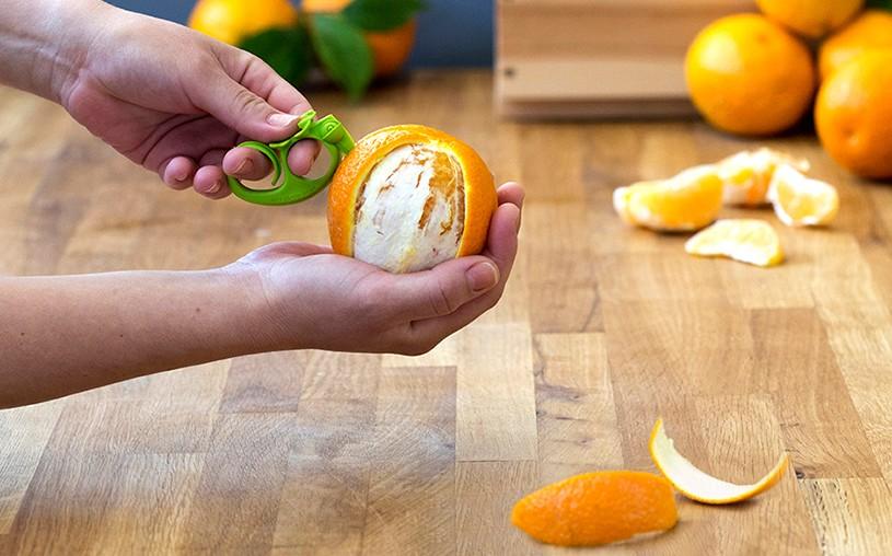 Citrus Queen Fruit Peeler Set - 7 Pack Dual-Ended Peeling Tools For Oranges, Lemons, Limes & More