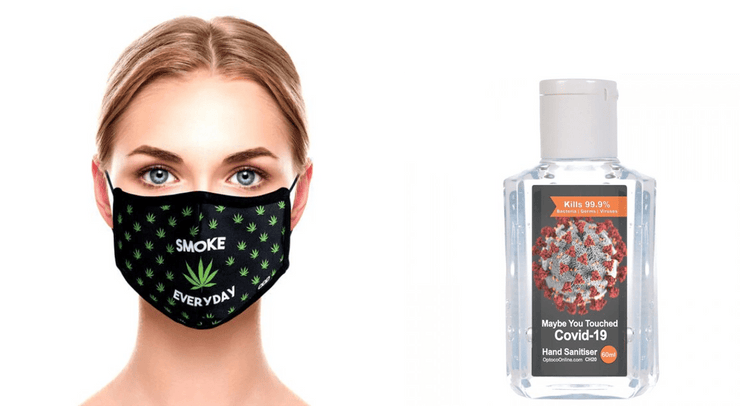 Quirksy Covid Care Combo - Face Mask + Cheeky Hand Sanitizer - Quirksy Special Quirksy gifts australia