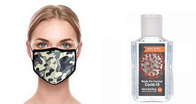 Quirksy Covid Care Combo - Face Mask + Cheeky Hand Sanitizer - Quirksy Special Quirksy gifts australia