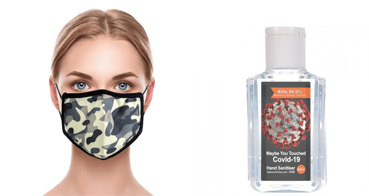 Quirksy Covid Care Combo - Face Mask + Cheeky Hand Sanitizer - Quirksy Special Quirksy gifts australia