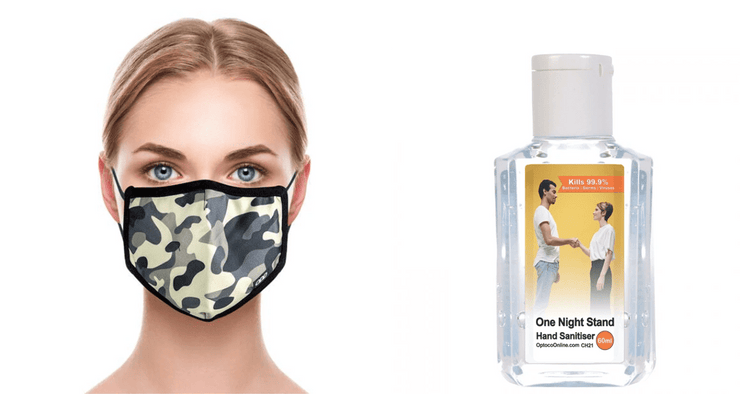 Quirksy Covid Care Combo - Face Mask + Cheeky Hand Sanitizer - Quirksy Special Quirksy gifts australia