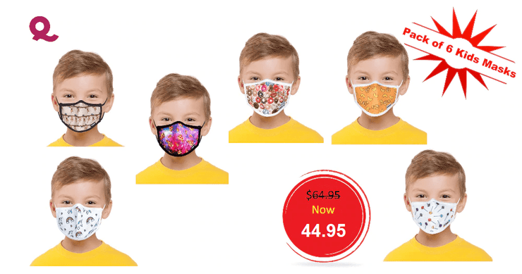 Quirksy Kids Quirky Masks - Pack of 6 - Quirksy Special Quirksy gifts australia