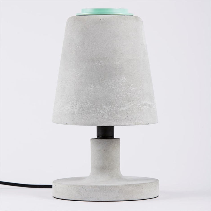 Quirksy Oliver Concrete Table Lamp - Mint Green Quirksy gifts australia