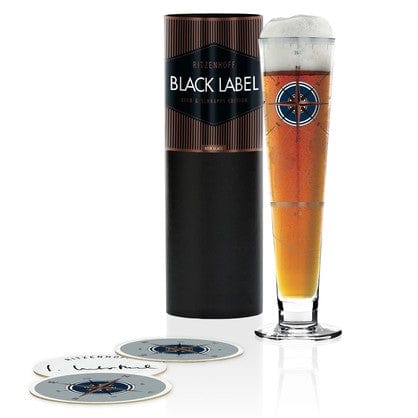 RITZENHOFF Black Label Glass by I. Interhal Quirksy gifts australia