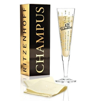 RITZENHOFF Champus Champagne Glass by O. Melzer Quirksy gifts australia