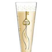 RITZENHOFF CHAMPUS CHAMPAGNE GLASS by SVEN DOGS - Key to Happiness! Quirksy gifts australia