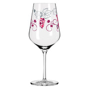 RITZENHOFF CRYSTAL HEART RED WINE GLASS by SHINOBU ITO - Grapevine Special! Quirksy gifts australia