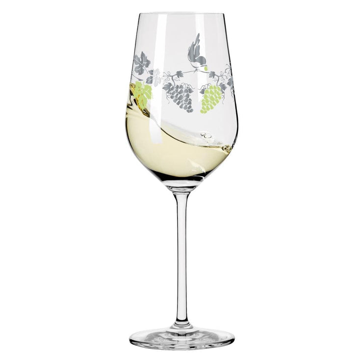 RITZENHOFF HEART CRYSTAL WHITE WINE GLASS by CONCETTA LORENZO Quirksy gifts australia