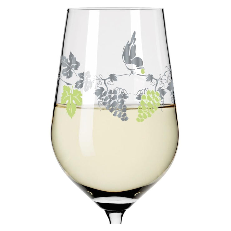 RITZENHOFF HEART CRYSTAL WHITE WINE GLASS by CONCETTA LORENZO Quirksy gifts australia