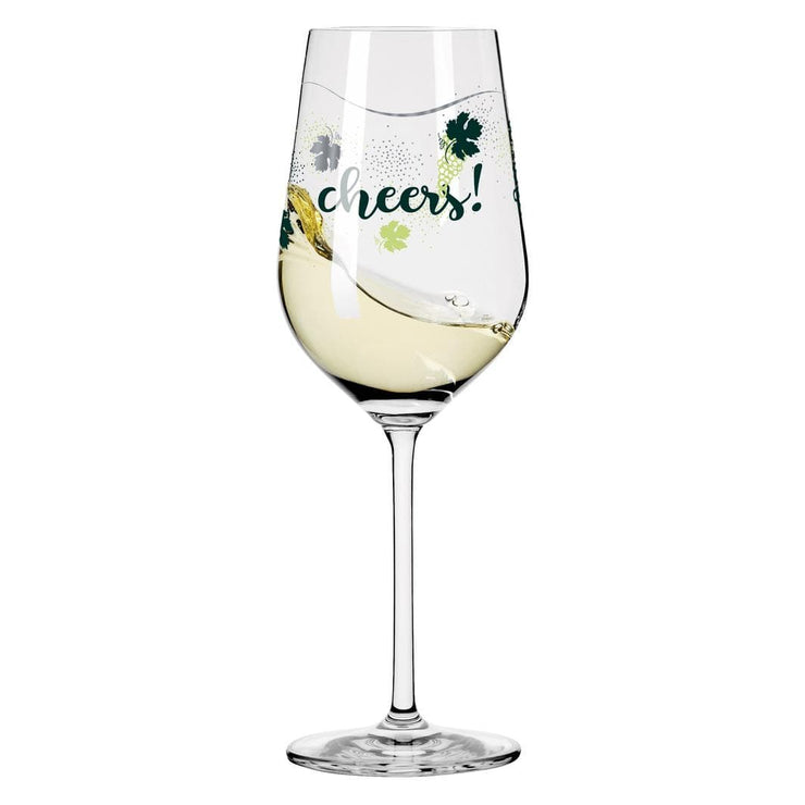 RITZENHOFF HEART CRYSTAL WHITE WINE GLASS by LENKA KÜHNERTOVÁ - Cheers! Quirksy gifts australia