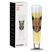 RITZENHOFF HEROES FESTIVAL BEER GLASS by ANGELA SCHIEWER - FLying Fox Special! Quirksy gifts australia