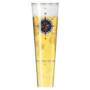 RITZENHOFF HEROES FESTIVAL BEER GLASS by IRIS INTERTHAL - Compass Print! Quirksy gifts australia