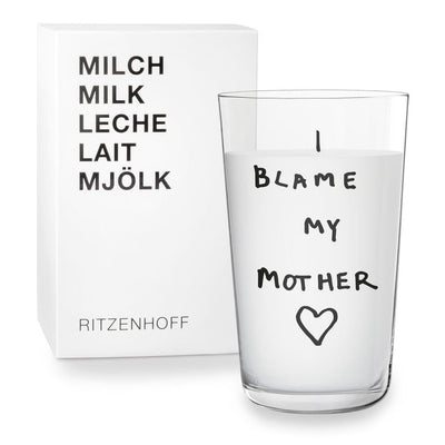 RITZENHOFF MILK GLASS by HUGO GUINNESS - Blame my mother! Quirksy gifts australia