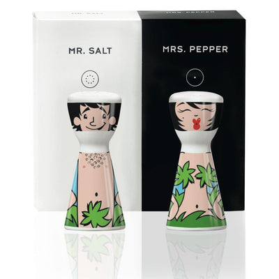 RITZENHOFF MR. SALT & MRS. PEPPER SALT AND PEPPER SET - Adam & Eve Quirksy gifts australia