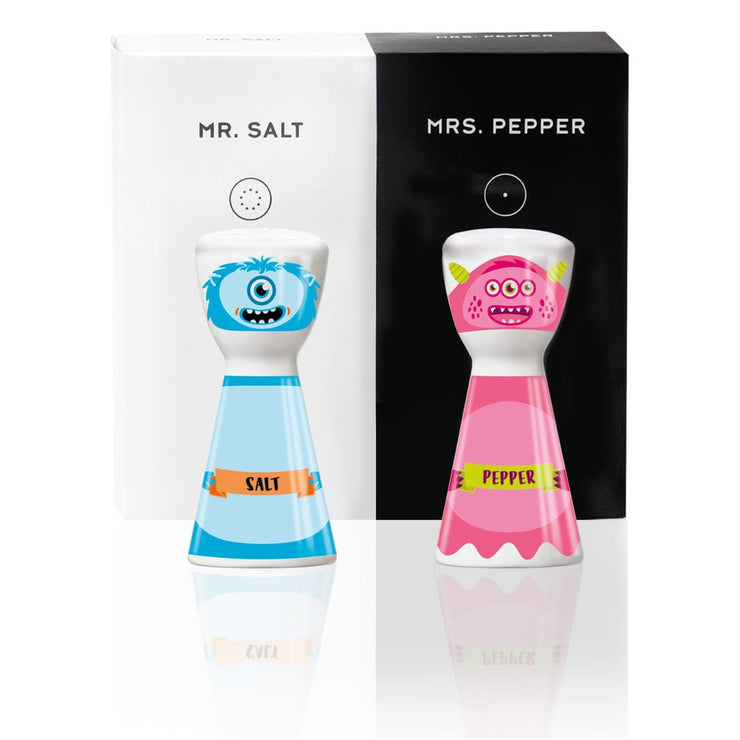 RITZENHOFF MR. SALT & MRS. PEPPER SALT AND PEPPER SET by SANTIAGO SEVILLANO # 2 - kids edition! Quirksy gifts australia