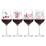 RITZENHOFF Red Wine glass Boxed Set of 4 - Red as Passion Quirksy gifts australia