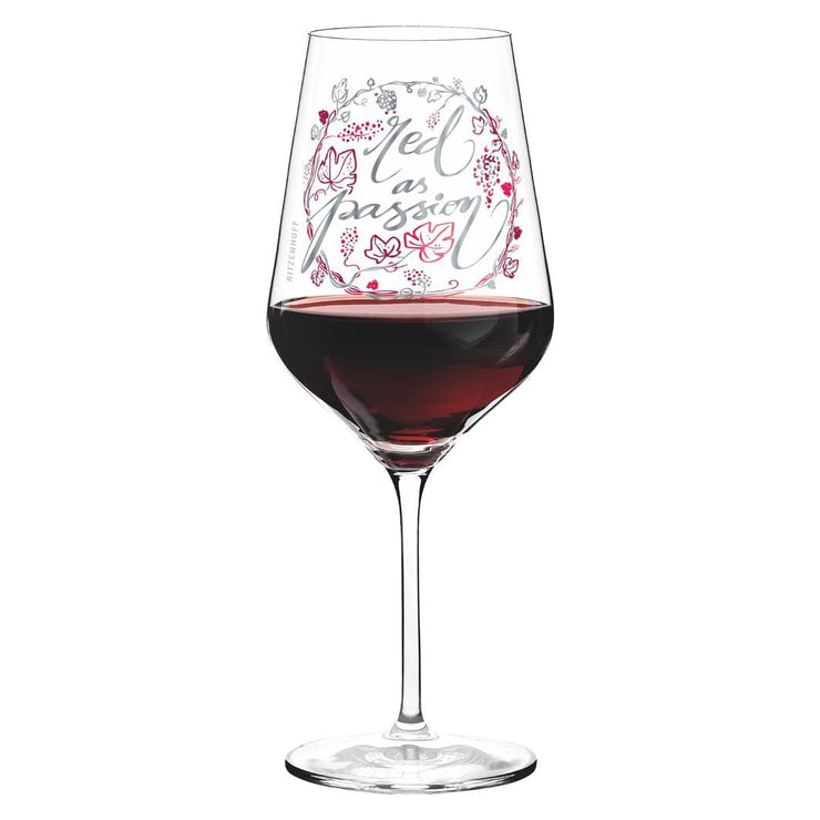 RITZENHOFF Red Wine glass Boxed Set of 4 - Red as Passion Quirksy gifts australia