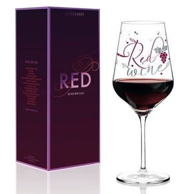 RITZENHOFF Red Wine Glass by K. Stockebrand Quirksy gifts australia