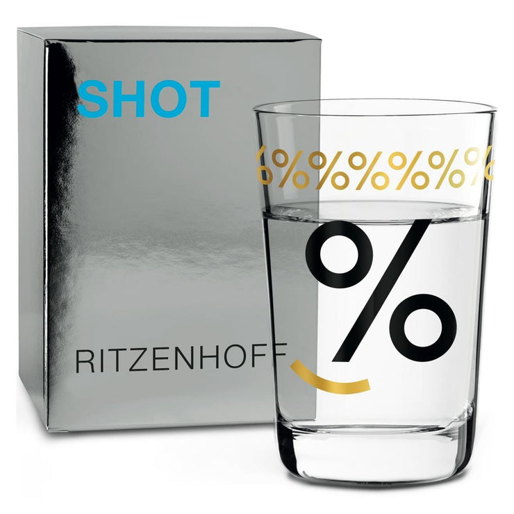 RITZENHOFF SHOT GLASS by CARL VAN OMMEN - Smile special! Quirksy gifts australia
