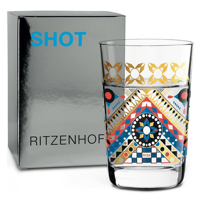 RITZENHOFF SHOT GLASS by LUCAS RISE - Colorsplash! Quirksy gifts australia