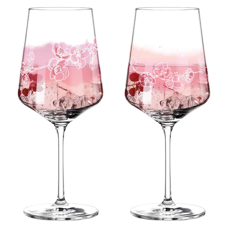 RITZENHOFF Sprizz Aperitif Glass set (2) by Romi Bonenberg - FLoral special! Quirksy gifts australia