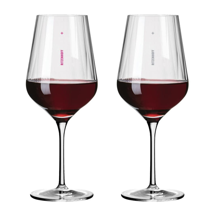 RITZENHOFF STAR CUT RED WINE GLASS SET Quirksy gifts australia