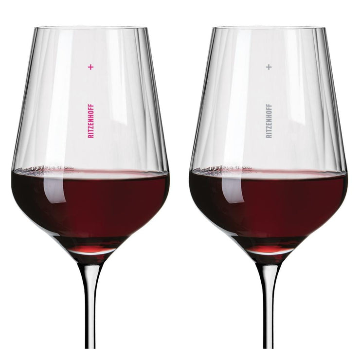 RITZENHOFF STAR CUT RED WINE GLASS SET Quirksy gifts australia