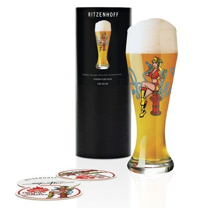 RITZENHOFF Wheat Beer Glass by S. Flier Quirksy gifts australia