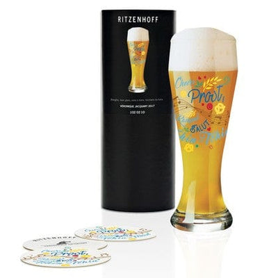 RITZENHOFF Wheat Beer Glass by V. Jacquart Quirksy gifts australia