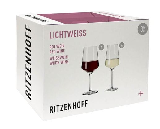 RITZENHOFF Wine Glasses Set - 8 pack - Julie - Ritzenhoff Quirksy gifts australia