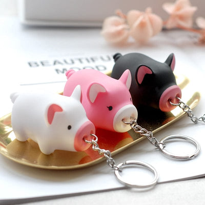 semk design Cute Pig Keyring - Quirksy Special Quirksy gifts australia