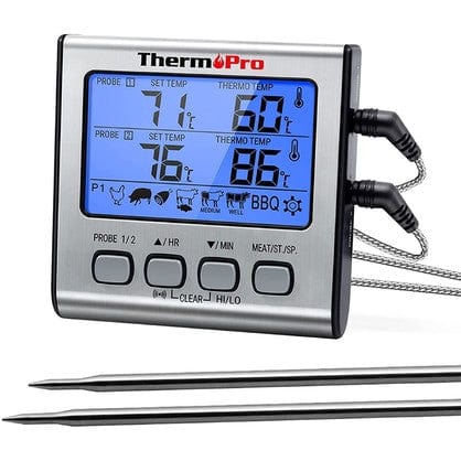 ThermoPro ThermoPro Digital Thermometer w Timer - Dual Probe Quirksy gifts australia