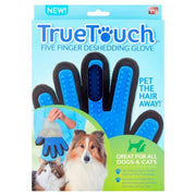 TrueTouch The Amazing Five Finger Pet De-Shedding Glove - As seen on TV Quirksy gifts australia